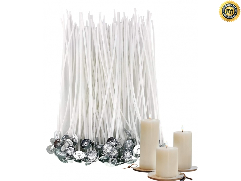 Stoppini Per Candele Fai Da Te - Set Da 50 Pezzi In Cotone Precerato, Lunghezze 8-20 Cm, Per CreaCandele